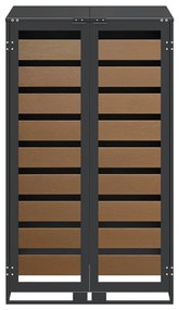 Hulladékgyűjtő tároló gázliftinges fedéllel 240L-es kukához