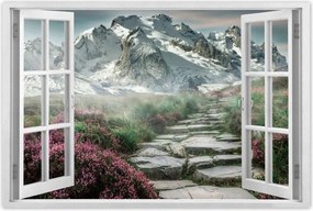 Poszterek 120x80 Hegyi kilátás Tájkép Köd