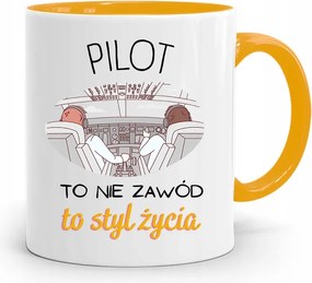 Távirányítós Bögre Sárga Születésnapi Ajándék fényképes nyomtatással