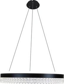 LED luxusos függesztett kristálycsillár + távvezérlő 80W - TA2302/B