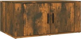 vidaXL füstös tölgy színű szerelt fa dohányzóasztal 80 x 50 x 36 cm