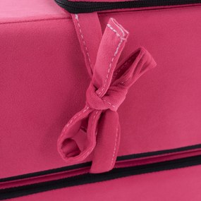 Összecsukható matrac/fotel, 2v1, rózsaszín magenta, VEDIS