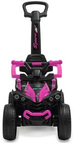 Baby Mix Mega Prime EVA futóbicikli vezetőrúddal, rózsaszín