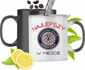 Mágikus Bögre Fodrásznak Színváltós, fényképes nyomattal