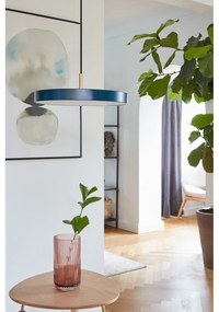 Petróleumkék LED függőlámpa fém búrával ø 31 cm Asteria Mini – UMAGE