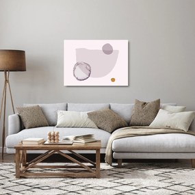Üveg kép - Lila minimalizmus N⁰2 (70x50 cm)