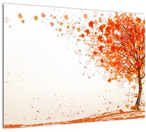 Kép - Fa a szélben (üvegen) (70x50 cm)