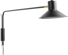 Fekete fali lámpa ø 20 cm Aria – Kave Home