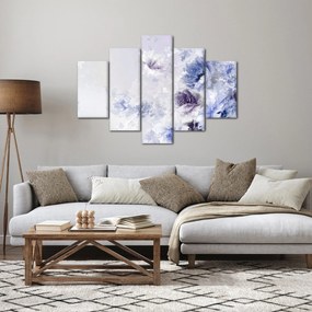 Kép - Virágok, textúrált festmény (150x105 cm)