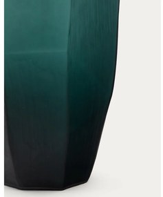Petróleum színű üveg váza (magasság 45 cm) Geonix – Kave Home