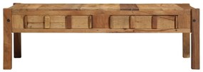 Dohányzóasztal 110x55x35 cm Tömör fa újrafelhasználva