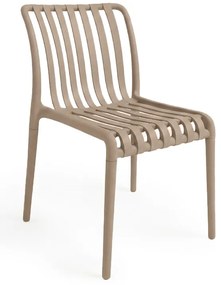 Műanyag szék TREGO, bézs