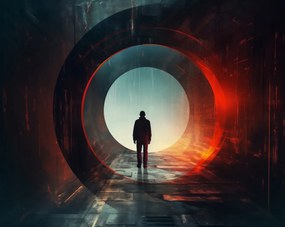 Poszter 76x60,5cm Portál a világba