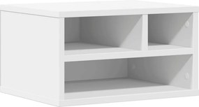 vidaXL fehér szerelt fa nyomtatóállvány 40 x 32 x 22,5 cm