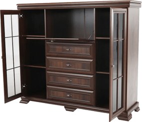 vitrines szekrény bárszekrénnyel, samoa king, KORA KK7