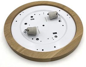 Brilagi - LED Mennyezeti lámpa BELLADONNA 2xE27/15W/230V átm. 40 cm krémes/tölgy