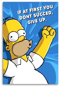 Gario Vászonkép A Simpson család, Homer Simpson - Nikita Abakumov Méret: 80 x 120 cm