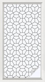 Ablakfólia Szélvédő Adatvédelem Geometrikus kockák 50x100