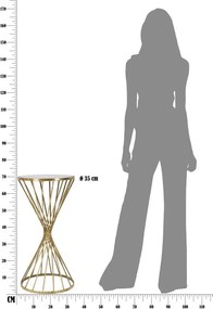 Kerek tárolóasztal ø 35 cm Hypnos – Mauro Ferretti