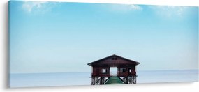 Kép a házról a tengeren (120x50 cm)