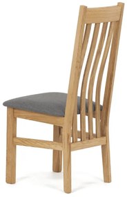 Natúr Tömörfa Étkezőszék, Szürke Üléssel. C-2100 GREY2