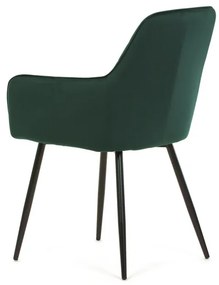 Zöld Bársony Étkezőszék. DCH-215 GRN4
