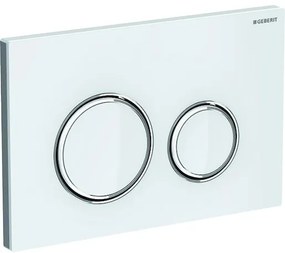 Geberit Sigma21 vezérlőgomb üveg fehér 115.884.SI.1