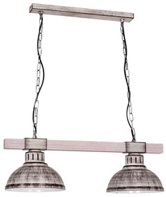 Csillár láncon HAKON 2xE27/60W/230V világos