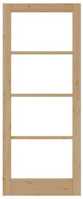 Belső Ajtó Üveggel ORKDAL Barna 83 x 202 cm