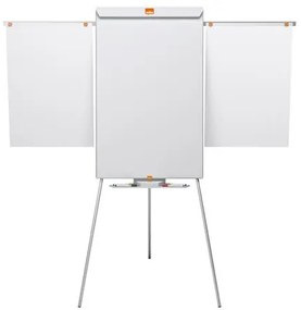Flipchart tábla, mágneses felület, 2 db segédkarral, NOBO Essential, fehér (VN5693)