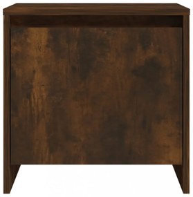 vidaXL füstös tölgy színű szerelt fa éjjeliszekrény 45x34x44 cm