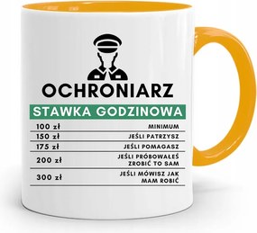 Őrző-védő Bögre Sárga Ajándék fényképes nyomattal