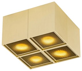 Design spotlámpa arany 4-lámpás - Qubo Honey