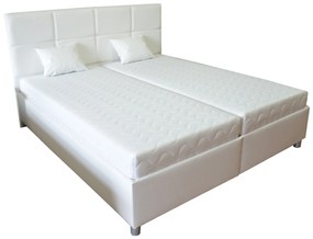 Franciaágy 180 cm Albatros (fehér) (ágyrácsokkal, matracok nélkül). 774275