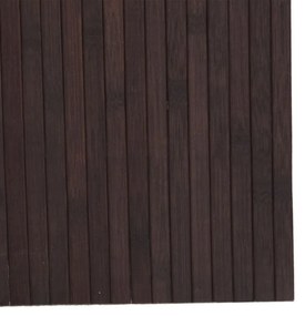 sötétbarna bambusz térelválasztó 165 x 800 cm