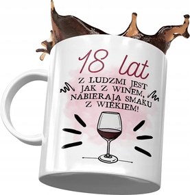 Születésnapi bögre 18 18. 18. Tökéletes Ajándék Nyomtatott Fotóval