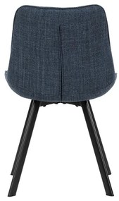 Étkezőszék kék szövettel. HC-465 BLUE2