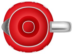 Piros rozsdamentes acél vízforraló 800 ml Retro Style – SMEG