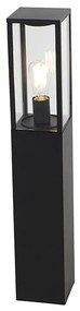 Kültéri oszloplámpa fekete 80 cm földszúróval és kábelcsatlakozóval - Charlois