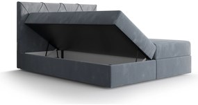 Franciaágy  Boxspring 180 cm Athena (bordó) (matraccal és tárolóhellyel). 1046374