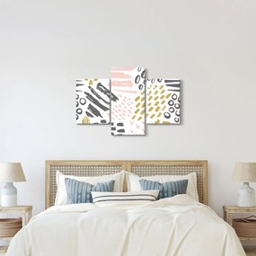 Kép - Absztrakt stroke-ok (90x60 cm)