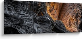Kép - Kilátás középre (órával) (90x30 cm)