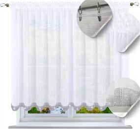 Cirkónia függöny, egyszerű, 130x300 cm, klasszikus, kész, sima függöny flitterekkel