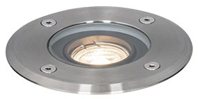 Modern kültéri talajszpot lámpa acélból, 35 mm állítható IP65 - Delux