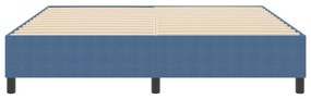 Boxspring Ágy Kék Szuper King Corduroy Szövet