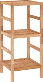 vidaXL tömör diófa fürdőszobapolc 35,5 x 35,5 x 79 cm