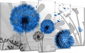 Vászonkép 100x60 Kék pitypangok