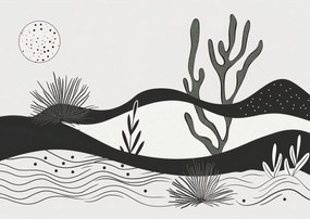 Poszter 29,7x21cm Kert az éjszakában