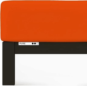 Gyerek lepedő Schlafgut Pure Baby 60-70x120-140cm Red Mid 269