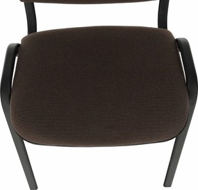 Irodai szék, barna, ISO NEW